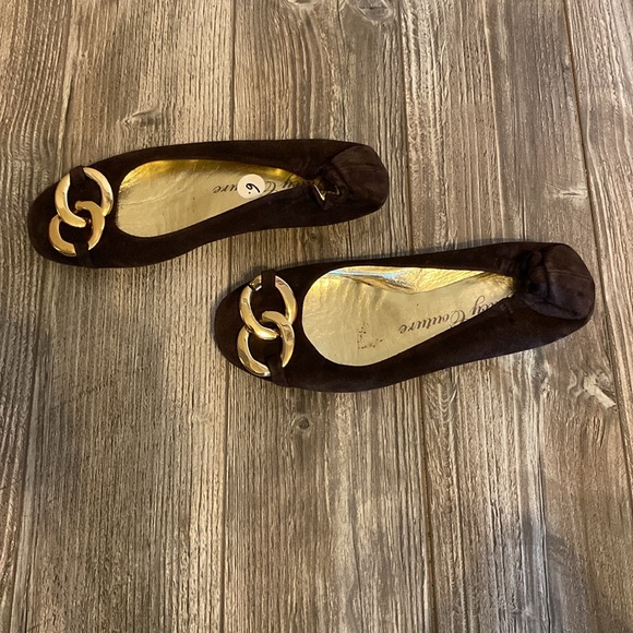 Vintage Juicy Couture suede ballet shoes size 6 - Picture 14 of 15